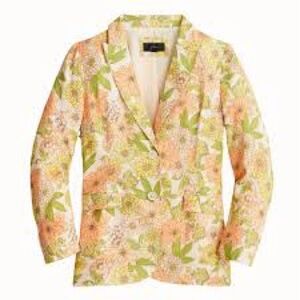J Crew Zinnia Floral Parke Blazer Brand NWT!